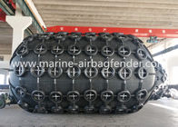 4.8m*8mのチェーン タイヤの網との50kPa港のPneuamticのゴム製フェンダーの高性能
