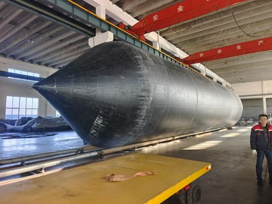 5.15m × 25m 浮力エアバッグ タイヤコードゴム層とISO14409証明書