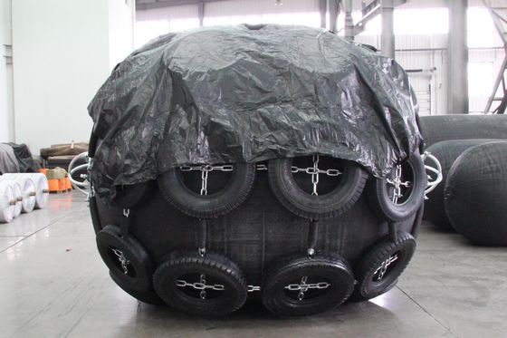ヨコハマ  pneumatic Fender with Tire Net 2.5mX3 M ワイヤレスパック ワイヤレスパック